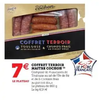 Super U Coffret Terroir Maitre Cochon offre