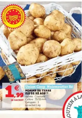 Super U Pomme de Terre Île de Ré AOP offre