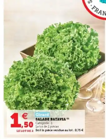 Super U Salade Batavia offre
