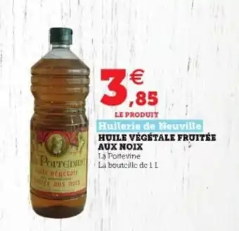 Super U Huile végétale fruitée aux noix offre