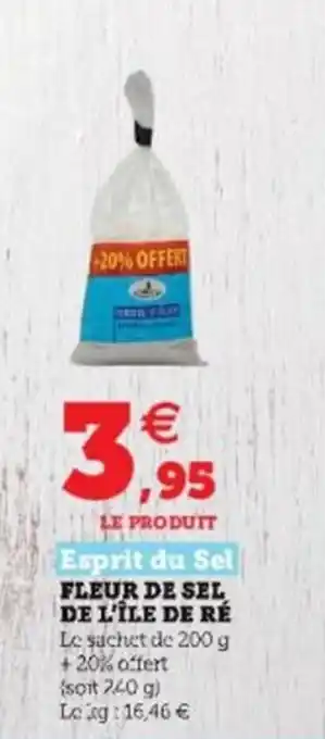 Super U Fleur de sel de l'île de ré offre