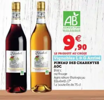 Super U Pineau des charentes aoc offre
