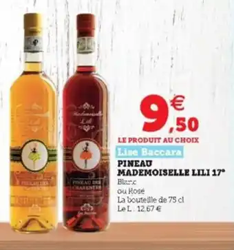 Super U Pineau mademoiselle lili 17 offre