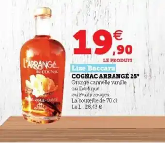 Super U Cognac arrangé 25 offre