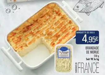 Match Brandade de morue offre