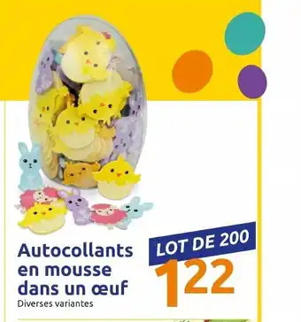 Autocollants En Mousse Dans Un œuf