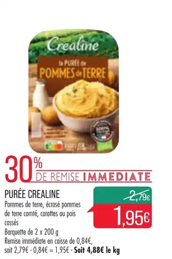 Match Purée crealine offre