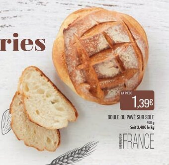 Match Boule ou pavé sur sole offre