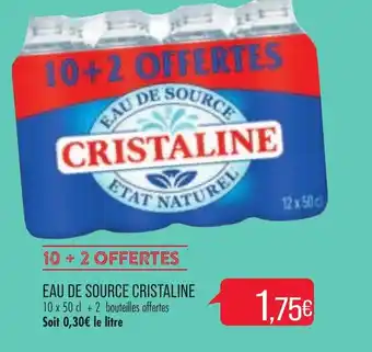 Match Eau de source cristaline offre