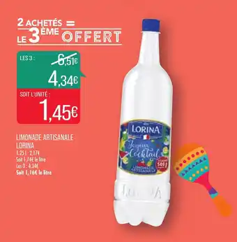 Match Limonade artisanale lorina offre