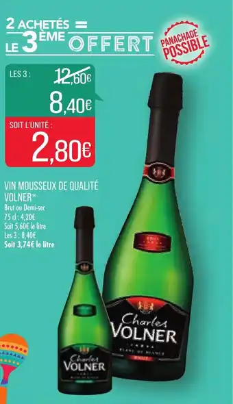 Match Vin mousseux de qualité volner offre