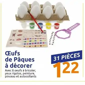 Action Œufs De Pâques à Décorer offre