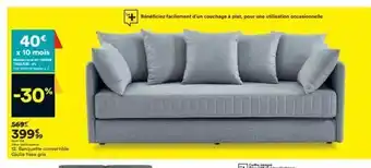 BUT 40€ x 10 mois montant total dün tagfx: vour meetiuotega-2 -30% 569 39999⁹9 d'éco-participation 12. banquette convertib offre