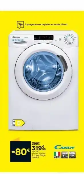 BUT Lave-linge candy offre