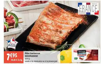 Migros Ribs Barbecue Madrange offre