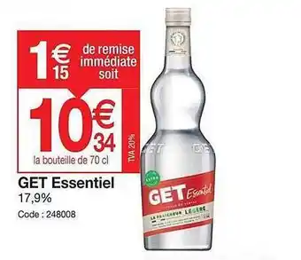 Promocash Get Essentiel offre