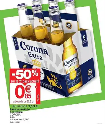 Promocash Bière Aromatisée à La Tequila Corona offre