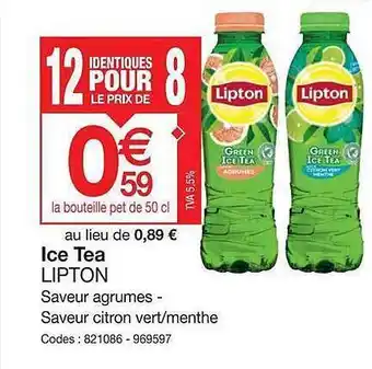 Promocash Ice Tea Lipton offre
