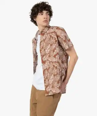 Gémo Chemise homme à manches courtes à motif feuillage vue1 - gemo (homme) - gemo offre