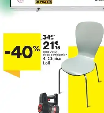BUT Chaise Loli offre
