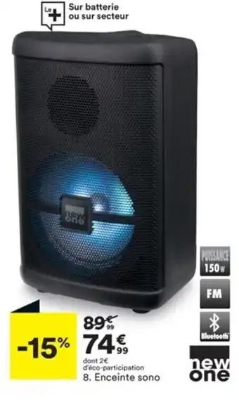 BUT Enceinte Sono offre