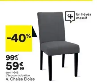 BUT Chaise Eloise offre