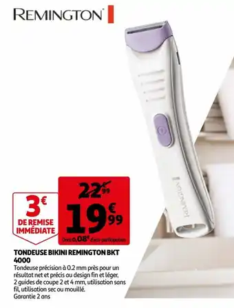 Remington Tondeuse Bikini Remington Bkt 4000