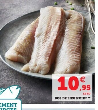 Hyper U Dos de Lieu Noir offre