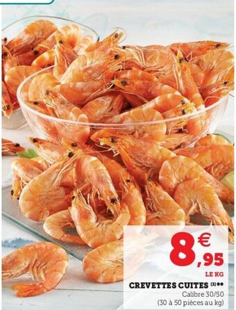Hyper U Crevettes Cuites offre
