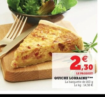 Hyper U Quiche Lorraine offre