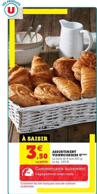 Hyper U Assortiment Viennoiseries U offre
