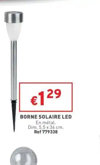 Trafic Borne Solaire Led offre