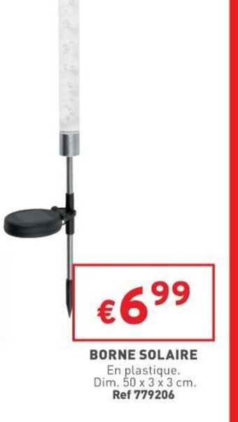 Trafic Borne Solaire offre