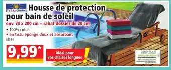 Norma Housse de Protection Pour Bain de Soleil offre