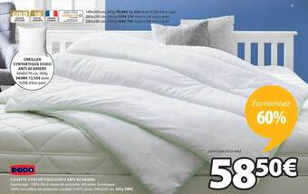 JYSK Couette Synthétique Dodo Anti Acariens offre