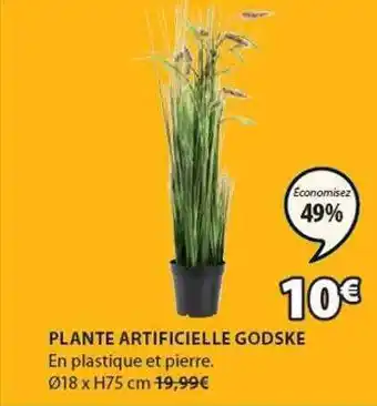 JYSK Plante Artificielle Godske offre