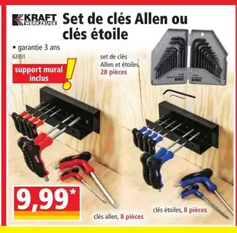 Norma Set de Clés Allen Ou Clés étoile offre
