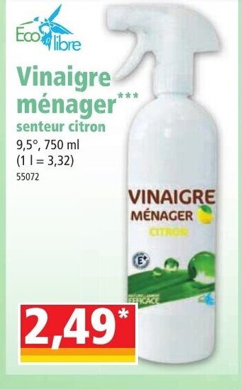 Norma Vinaigre Ménager offre