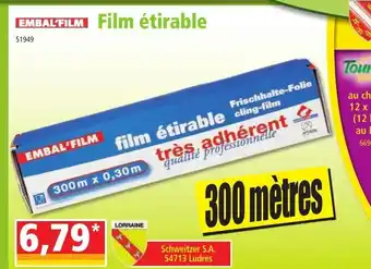 Norma Film étirable offre