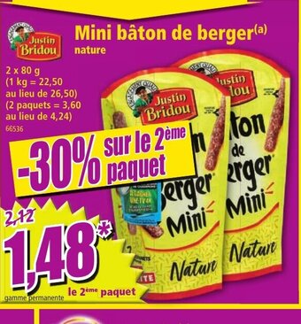 Norma Mini Bâton de Berger offre