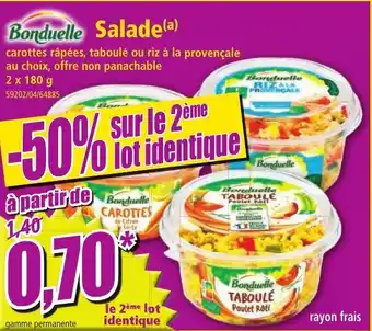 Norma Bonduelle Salade offre