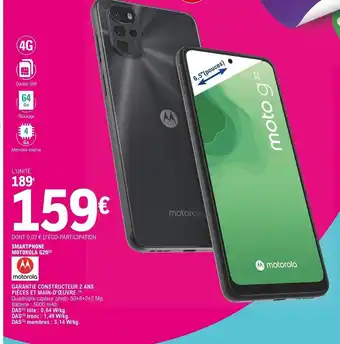 E.Leclerc Motorola Smartphone Motorola G20 offre