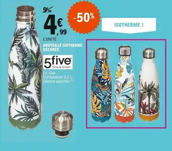E.Leclerc Bouteille Isotherme Décorée offre