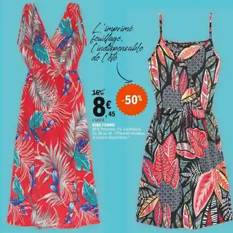 E.Leclerc Robe Femme offre