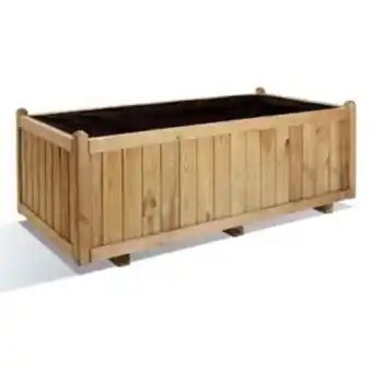 Gamm vert Bac à fleurs bois traité autoclave l140 h50 cm vendôme offre