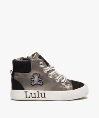 Gémo Baskets fille semi-montantes à paillettes – lulucastagnette vue1 - lulu castagnett - gemo offre