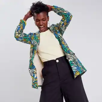 Cache Cache Veste esprit blazer droite jaune femme offre
