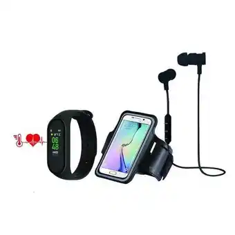 Pack blaupunkt bracelet connecté + ecouteurs bluetooth  + pochette