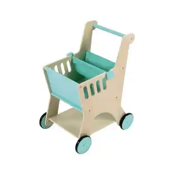 ALDI Chariot de course en bois offre