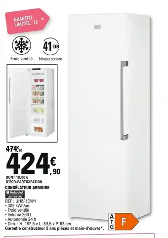 E.Leclerc Congélateur Armoire offre